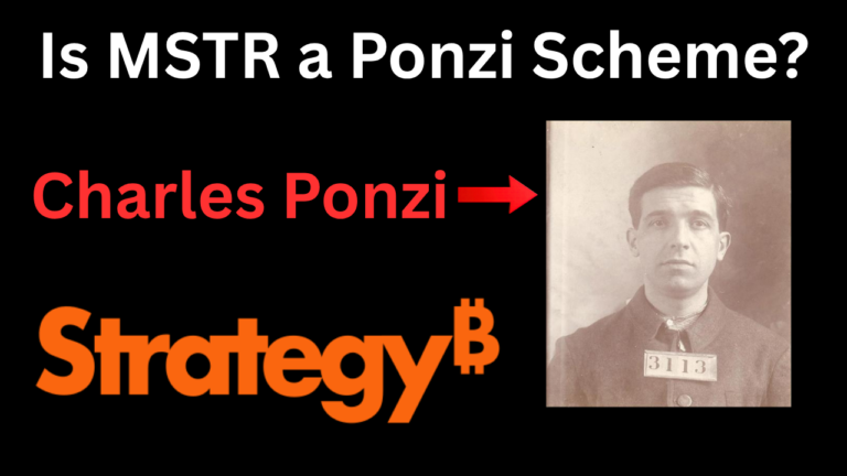 Is MSTR a Ponzi Sheme?