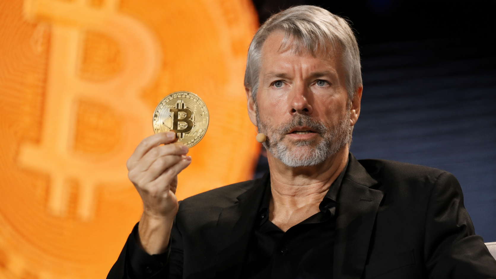 Michael Saylor Holding Bitcoin