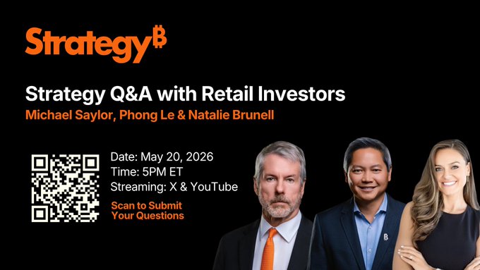 Strategy Announces Retail Investor Q&A With Michael Saylor
